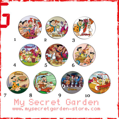 The Flintstones - Pinback Button Badge Set 1a or 1b ( or Hair Ties / 4.4 cm Badge / Magnet / Keychain Set )